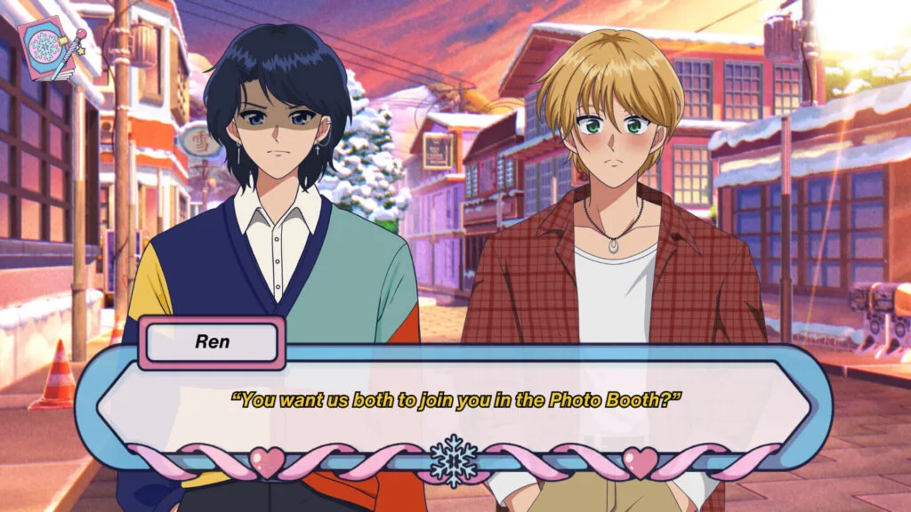 Snowkissed Romance screenshot Ren & Kichirou